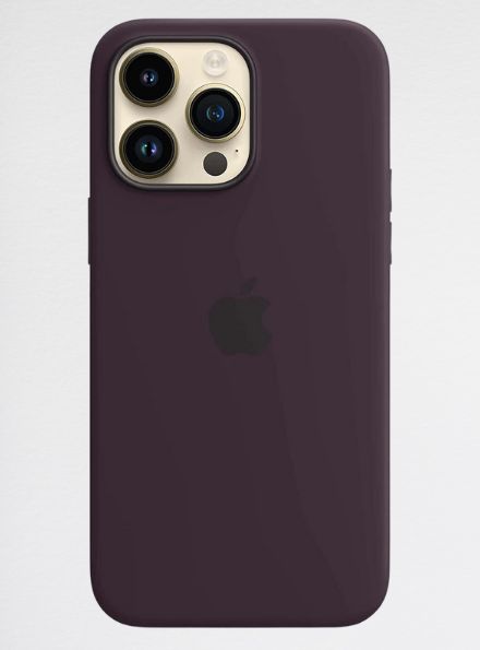 Premium iPhone 14 Pro Max Silicone Case with MagSafe - Purple