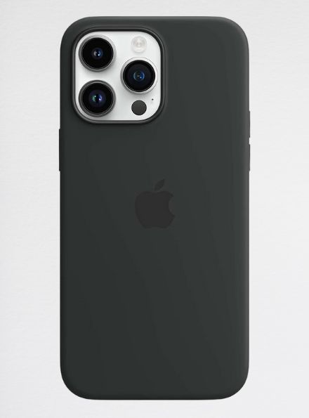 Premium iPhone 14 Pro Max Silicone Case with MagSafe - Black