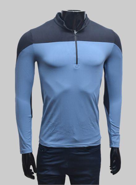 Blue Long Tshirts for Gymwear